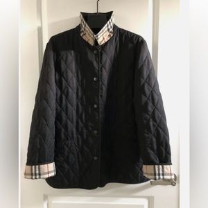 *NOT AUTHENIC* BURBERRY  Black quilted Nova Jacket
